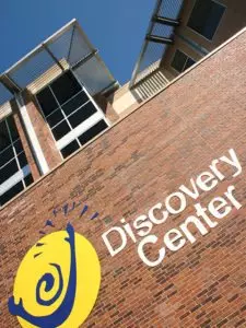 The Discovery Center from the west side.